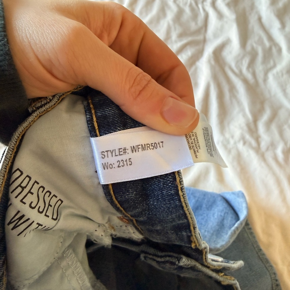 DUER Midweight Denim High Rise Straight Jean - Vintage Wash - Picture 4 of 6